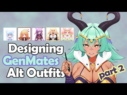 【Designing Outfits】Making my genmates wear what I'd like to see them in~ PT.2 🐐🍼【VAllure】