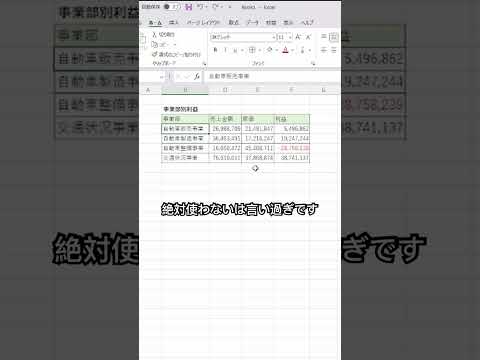 【Excel】絶対誰も使わないショートカットを紹介！　#excel #excel時短 #エクセル #exceltips #1分で知識アップ #ショートカットキー #excel時短