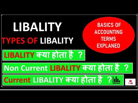 🔴 Basic Accounting Terms class 11 | Liability | Types of Liability | Meaning of Liabilities in Hindi