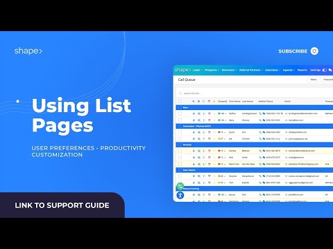 Understanding Lists in Shape