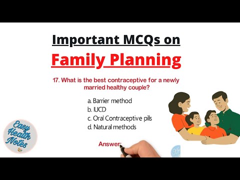 Family Planning Methods ।। Important MCQs with answers