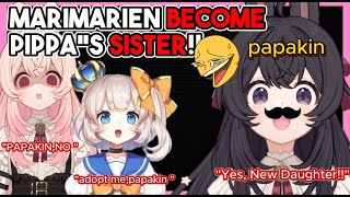 MariMariEn Asking Papakin For Adoption During Pippa Collab 😂| Pipkin Pippa Clip #phaseconnect