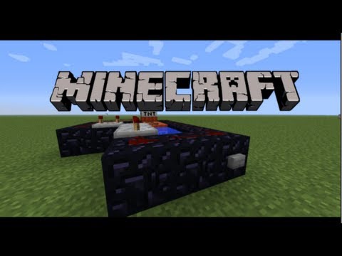 Minecraft- How To Make a TNT Cannon