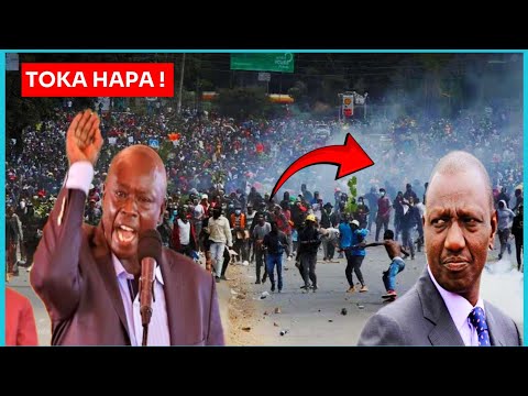 Mwizii ‼️Toka hapa‼️ Angry Gen Z Storm Narok as RUTO is Given a Warning Message