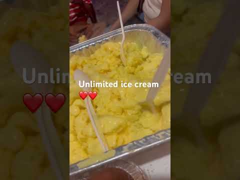 UNLIMITED ICE CREAM I YOU WANT IT? #icecream #viralvideo  #yummy