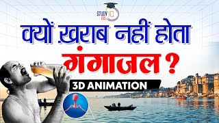 Why Ganga Water Never Spoils? | Explained by 3D | StudyIQ