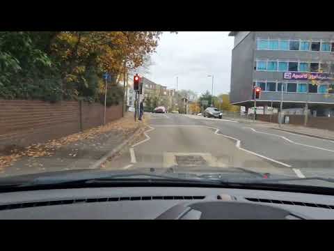 Clockhouse Roundabout, Victoria Rd, taking 3rd Exit onto A325 S. Farnborough Driving Test Route Help