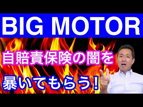 ビッグモーター関連不正　自賠責保険の闇を暴いてもらいます！