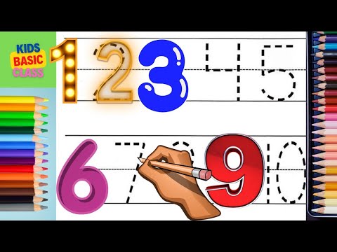 123 letters writing, learning 123, kids 123 learn write the numerals 1 to 100