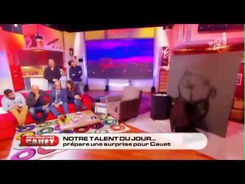 EriK BLACK - CAUET - TV Show NRJ12 - 24 avril 2013 - live Glitter & Speed painting