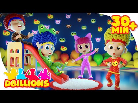 Pajamas Party Fun | Mega Compilation | D Billions Kids Songs