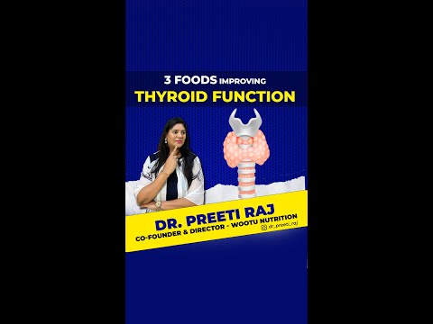 தைராக்ஸின் செயல்பாட்டை அதிகரிக்க 3 உணவுகள் | Best 3 Foods for increasing #thyroid  Function #shorts