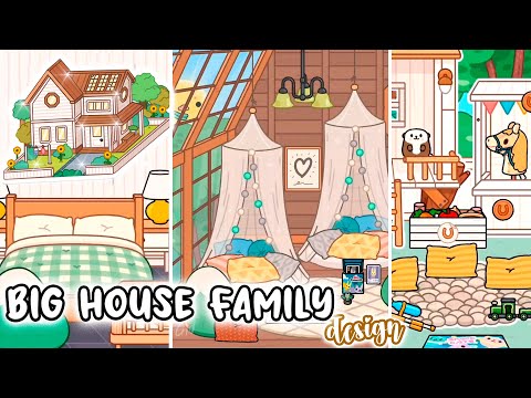 🏡Big family Home🌻 Toca Boca | Makeover Design Toca Life World