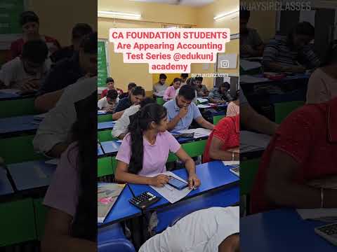 CA Foundation Batch Appearing Exams #cafoundation #cacoaching #caexams #edu