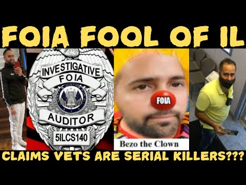 Frauditor FOIA Fool of IL Goes on Wild Rant, Claims Military Veterans Are Serial Killers!