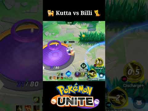 Kutta vs Billi ki Fight 😂|| Pokemon unite