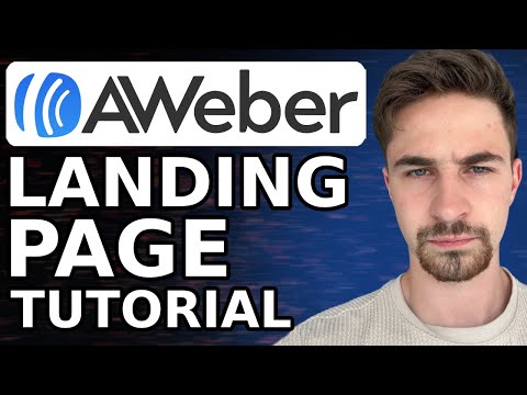 How to Build a Landing Page On AWeber (2024) | Step-by-Step Tutorial For Beginners