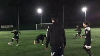 ルクレMYFC【練習切り取り】2on2+GK 足ブロック　2vs1