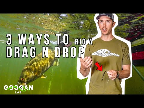 3 WAYS TO FISH a DRAG n DROP! ( BASS FISHING TIPS )