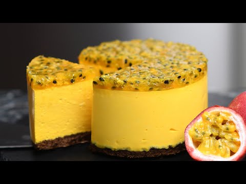 Passion fruit cheesecake