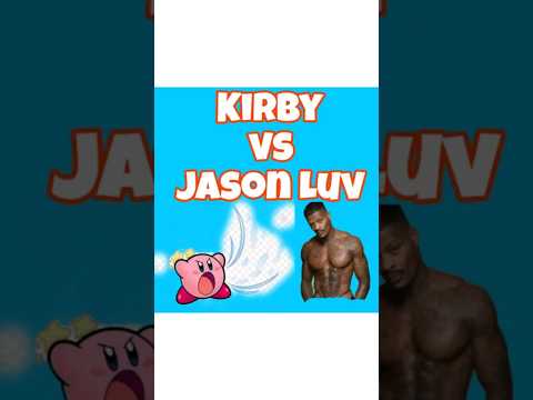 Kirby Vs Jason Luv #kirby #jasonluv #nintendo #comedy #skit #gaming #nerd #blerd #smashbros #versus