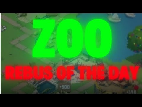 ZOO REBUS OF THE DAY || RIDDLE OF THE DAY 9TH JANUARY 2025