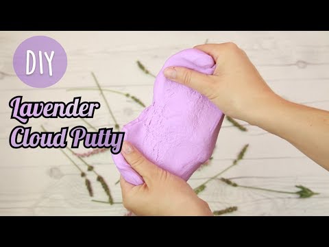 DIY Lavender Cloud Putty | HG Craft | HelloGiggles