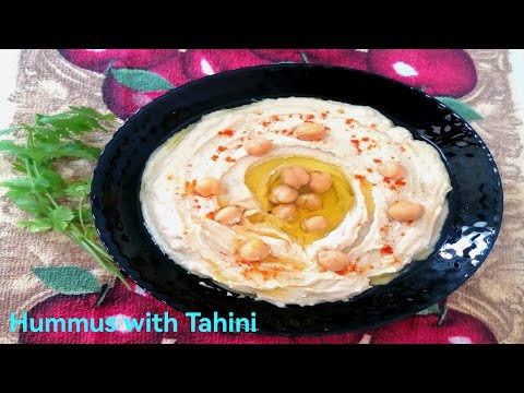 Hummus with Tahini Recipe in English / Classic Hummus