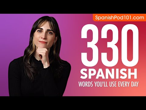 330 Spanish Words You'll Use Every Day - Basic Vocabulary #73