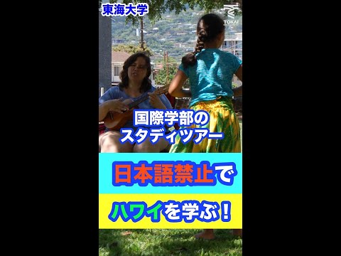 国際学部のスタディツアー「日本語禁止でハワイを学ぶ！」