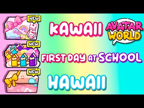 😱SECRET PROMO CODE: Kawaii, Hawaii, School | Avatar World | pazu