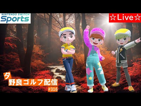 お待たせいたしました！【Nintendo Switch Sports】【スイッチスポーツ】【スイスポ】夕方野良ゴルフ配信！