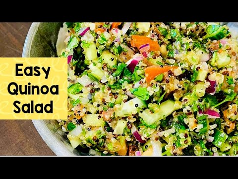 Eat this everyday to LOSE WEIGHT | Protein and Fiber Salad |  Favorite Quinoa Salad