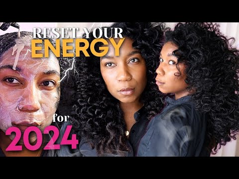 RESET Your Energy With Me for 2024 | Natural Hair Wash Day