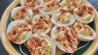 HOW TO MAKE QUICK AND EASY DEVILED EGGS | COOK WITH ME!