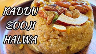 Kaddu Sooji Halwa | Pumpkin Halwa Recipe By FoodBird