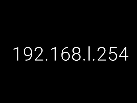 192.168.l.254