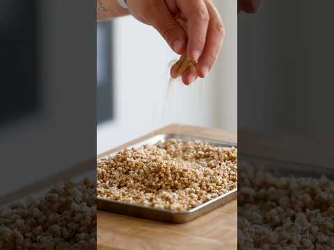 Crispy Puffed Buckwheat / Grains #shorts