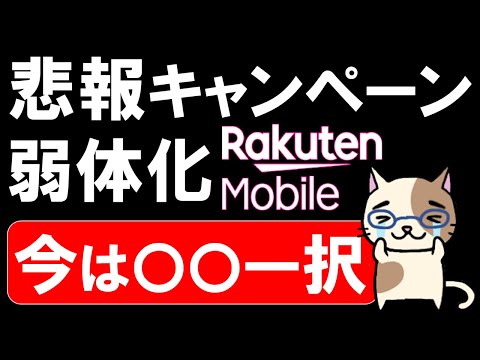 楽天モバイルキャンペーンの変更点。お得に申し込むなら、三木谷社長紹介利用で〇〇契約一択です！