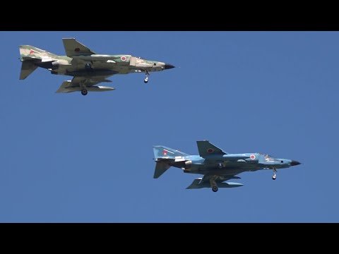 札幌航空ページェント2016 RF-4E×２編隊飛行 RF-4E Phantom Formation flying