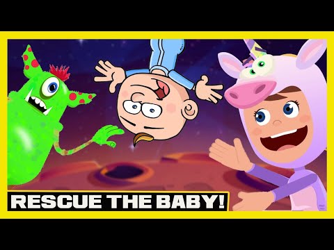 Rescue the Baby from the Alien Monster! | Mister Kipley pretend play story