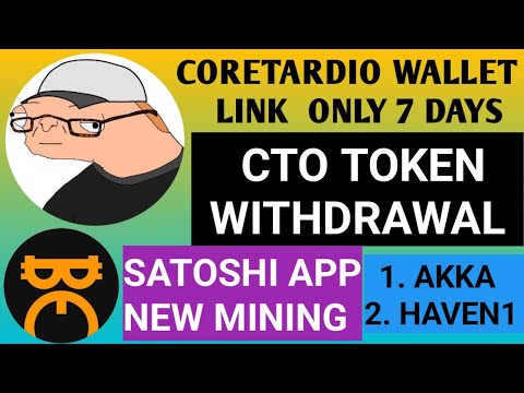 Coretardio Wallet Link | CTO Token Withdrawal | Satoshi App New Update