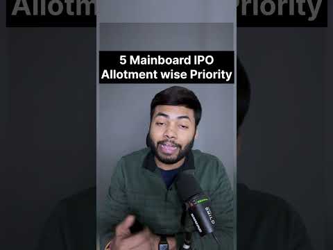 Allotment Priority List in ALL 5 IPOs🔥Latest IPO Details  #ipo #buyback #shortsfeed