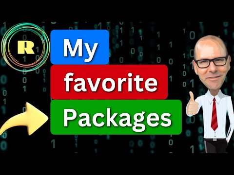 R programming for beginners. Here are my favorite R packages