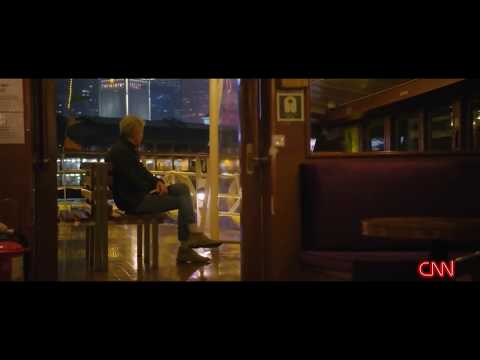 Anthony Bourdain - Lights of Hong Kong behind me...