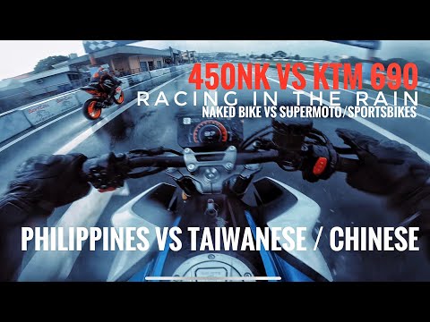 FIRST 450NK RACE vs KTM 690 & YAMAHA WR450