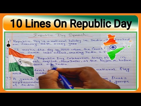 Republic Day speech |10 Lines On Republic Day in English | 26 January Republic Day speech in english