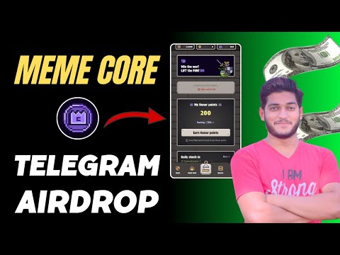 MemeCore Telegram Mini App Airdrop Full Guide || Meme Core Mini Game Full Guide