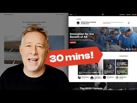 I Recreated the NASA Home Page With WordPress Blocks IN 30 MINS!
