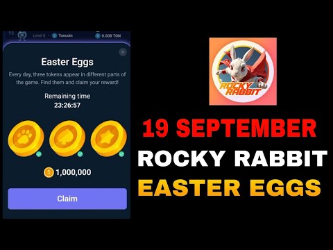 Rocky Rabbit Easter Egg Location 19 & 20 September | Easter Eggs Location Rocky Rabbit Today